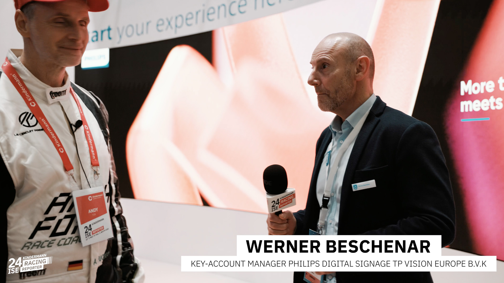 Interview with Werner Beschenar,<br/>Key Account Manager Philips Europe