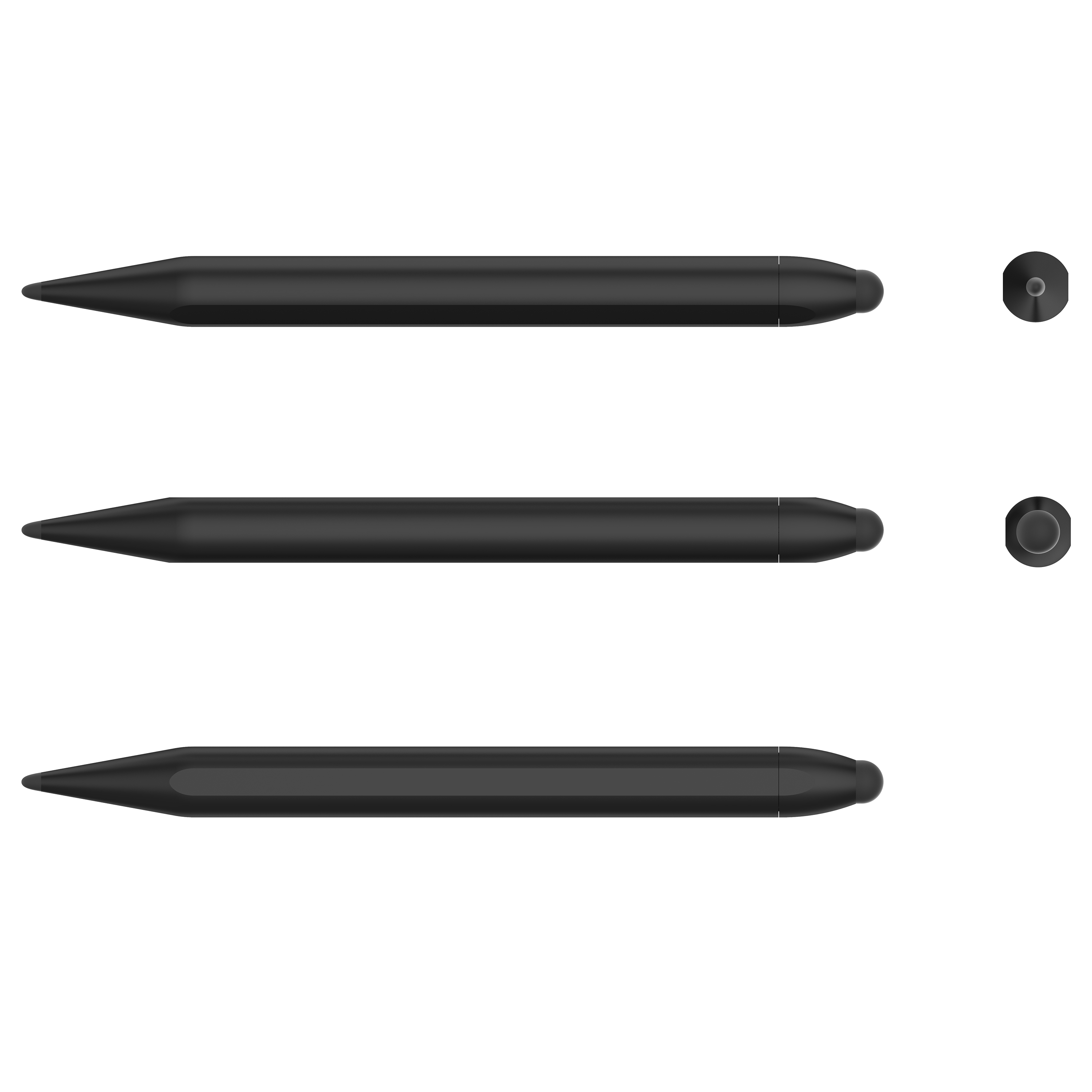 Touch stylus with soft tip