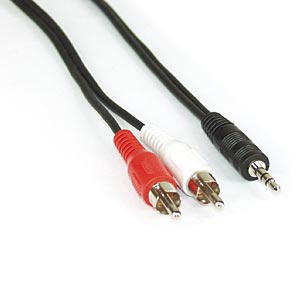 Stereo Cinch auf 3,5mm Klinke 2m