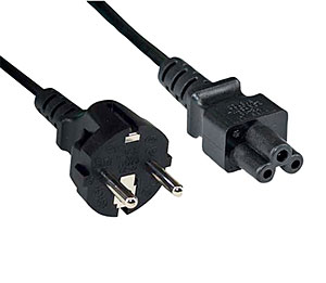 Netzkabel für Notebook, 3pol 5m