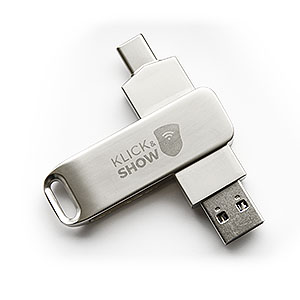Klick+Show USB A/C USB Drive