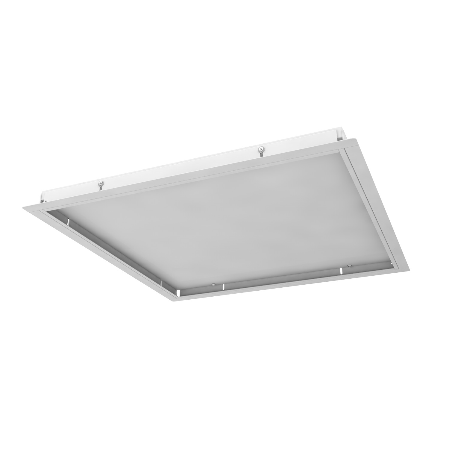 Ceiling end panel with T-profile