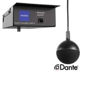 Vaddio EasyIP CeilingMIC/AMP D schwarz