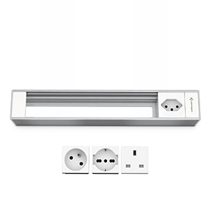 Modulträger 6-fach 1xStrom INT