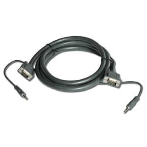 VGA/audio cable, 7.6 m