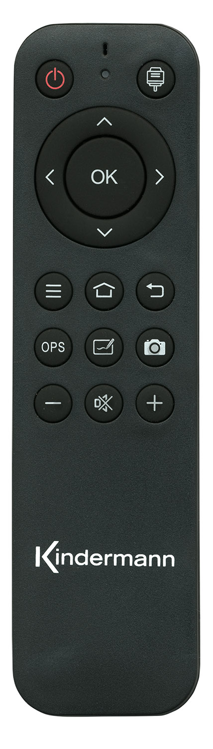 Remote control for touch display