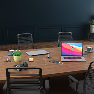 CablePort table, schwarz