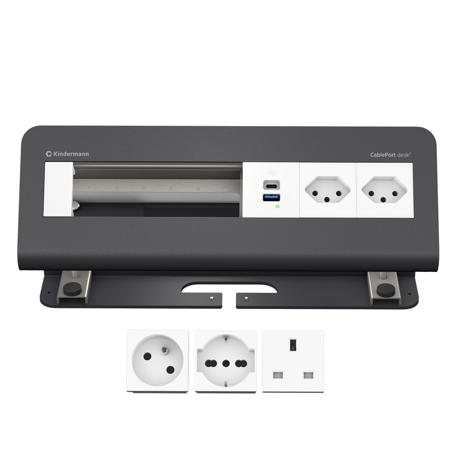 CP desk² 6-fach 2xStr/USB INT